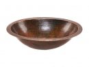 Shop Premier Copper Products Oil-Rubbed Bronze Copper dedans Hammered Copper Undermount Kitchen Sink