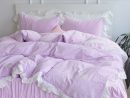 Simply Shabby Chic Lavender Purple And White Ruched avec Simply Shabby Chic Bedding
