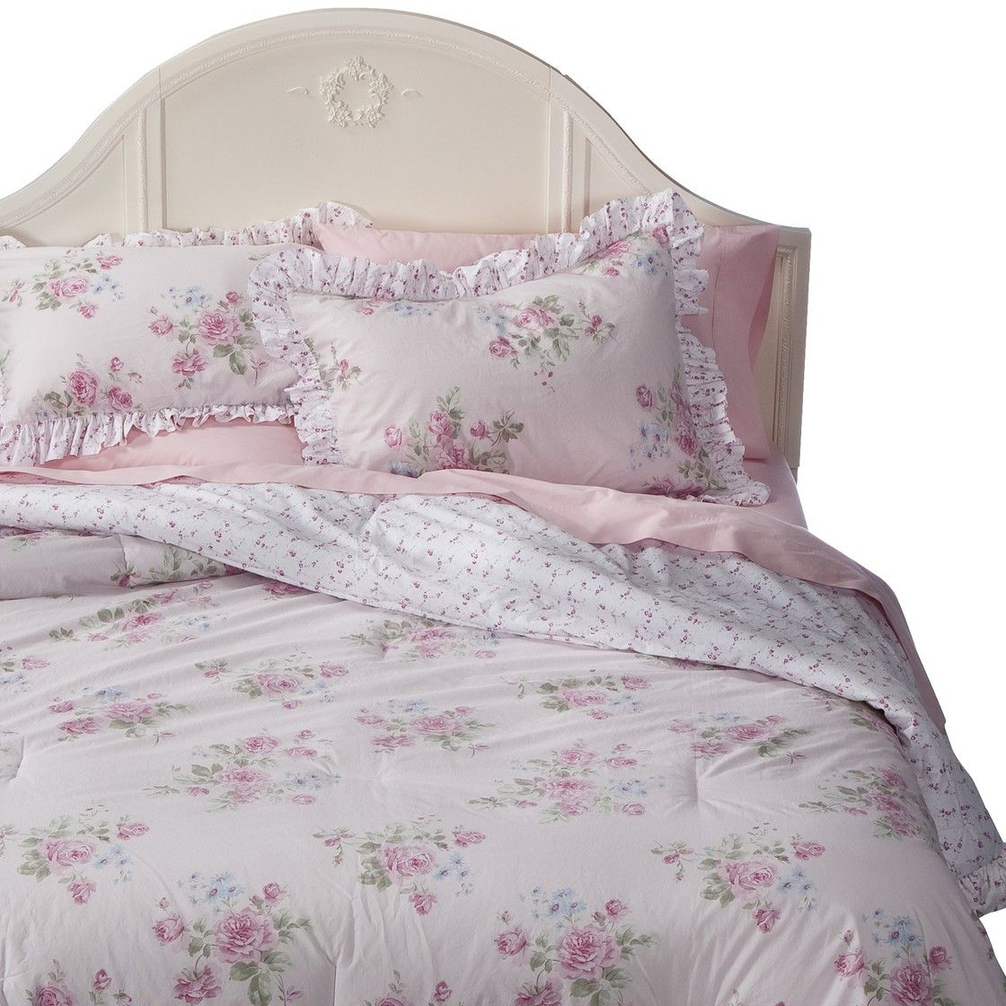 Simply Shabby Chic Pink Comforter - Simplythinkshabby dedans Simply Shabby Chic Bedding 