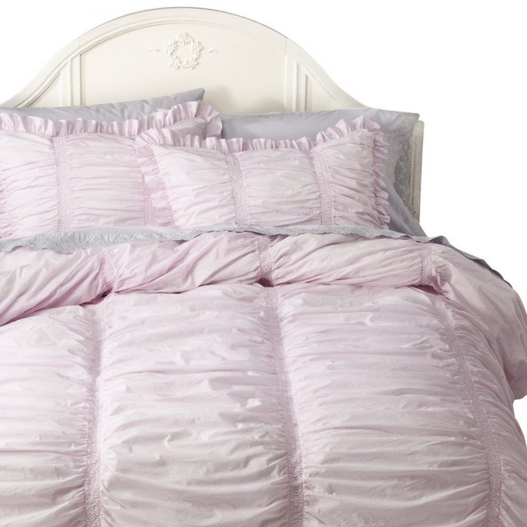 Simply Shabby Chic® Smocked Duvet – Pink  Shabby Chic destiné Simply Shabby Chic Bedding