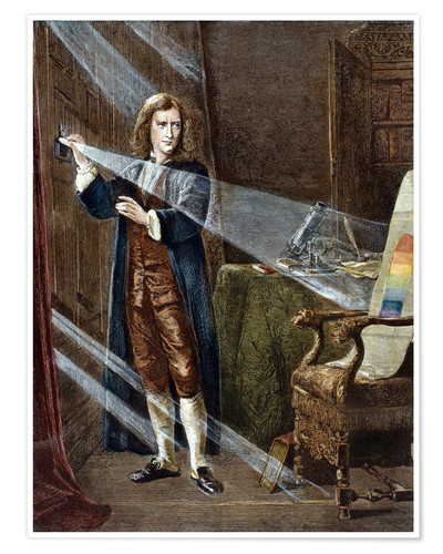 Sir Isaac Newton Posters And Prints  Posterlounge.co.uk destiné Isaacphysics 