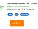 Software Engineer In Test - (Wmd) 100% Job In Zurich encequiconcerne Software Engineering Bootcamp St Louis