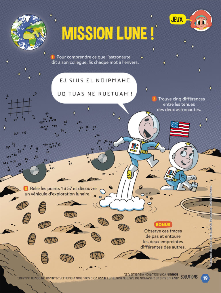 Solution Jeux - Mission Lune - Curionautes Des Sciences avec Solution De Jeux