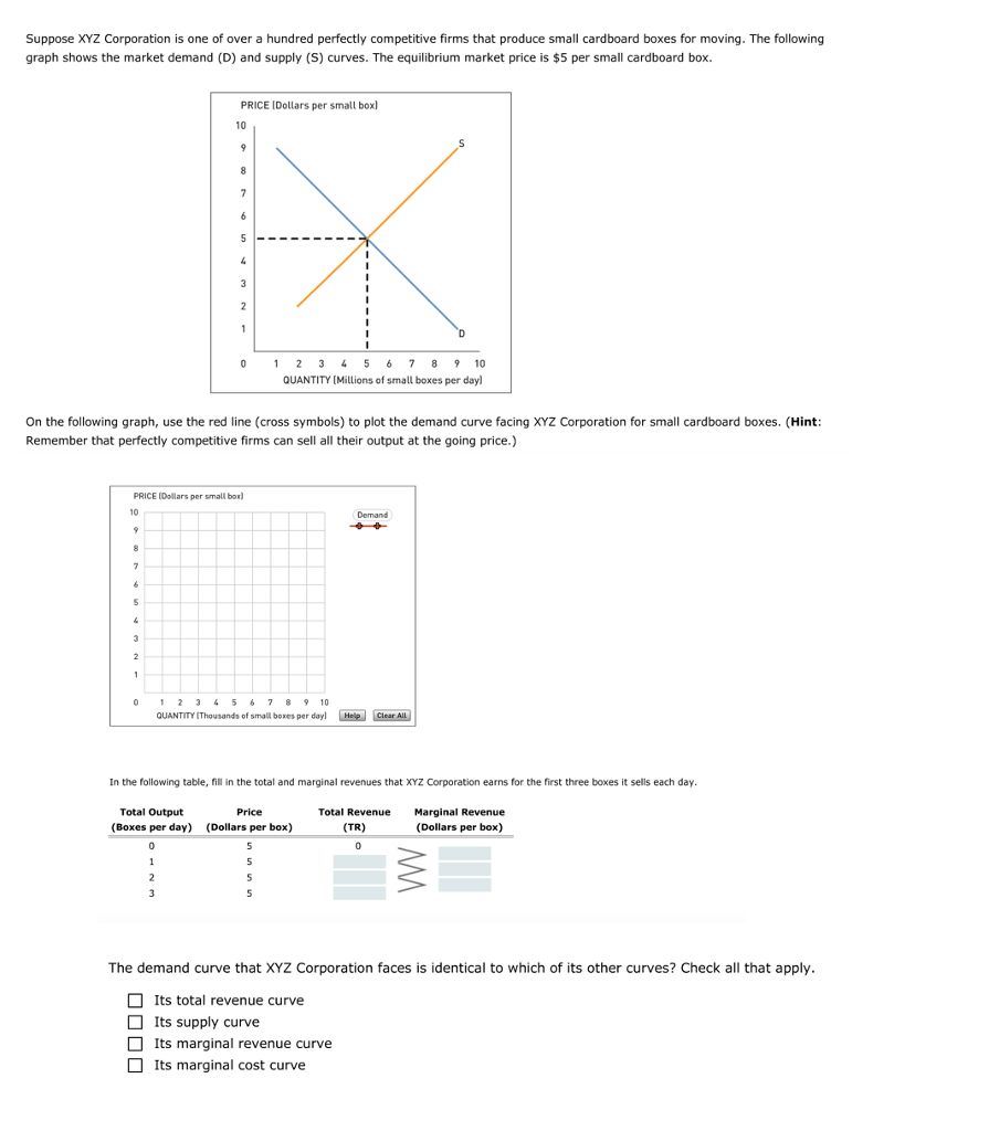 Solved: Suppose Xyz Corporation Is One Of Over A Hundred P concernant The Line (How Steep The Line Is), X Is The Quantity On The Horizontal Axis, 