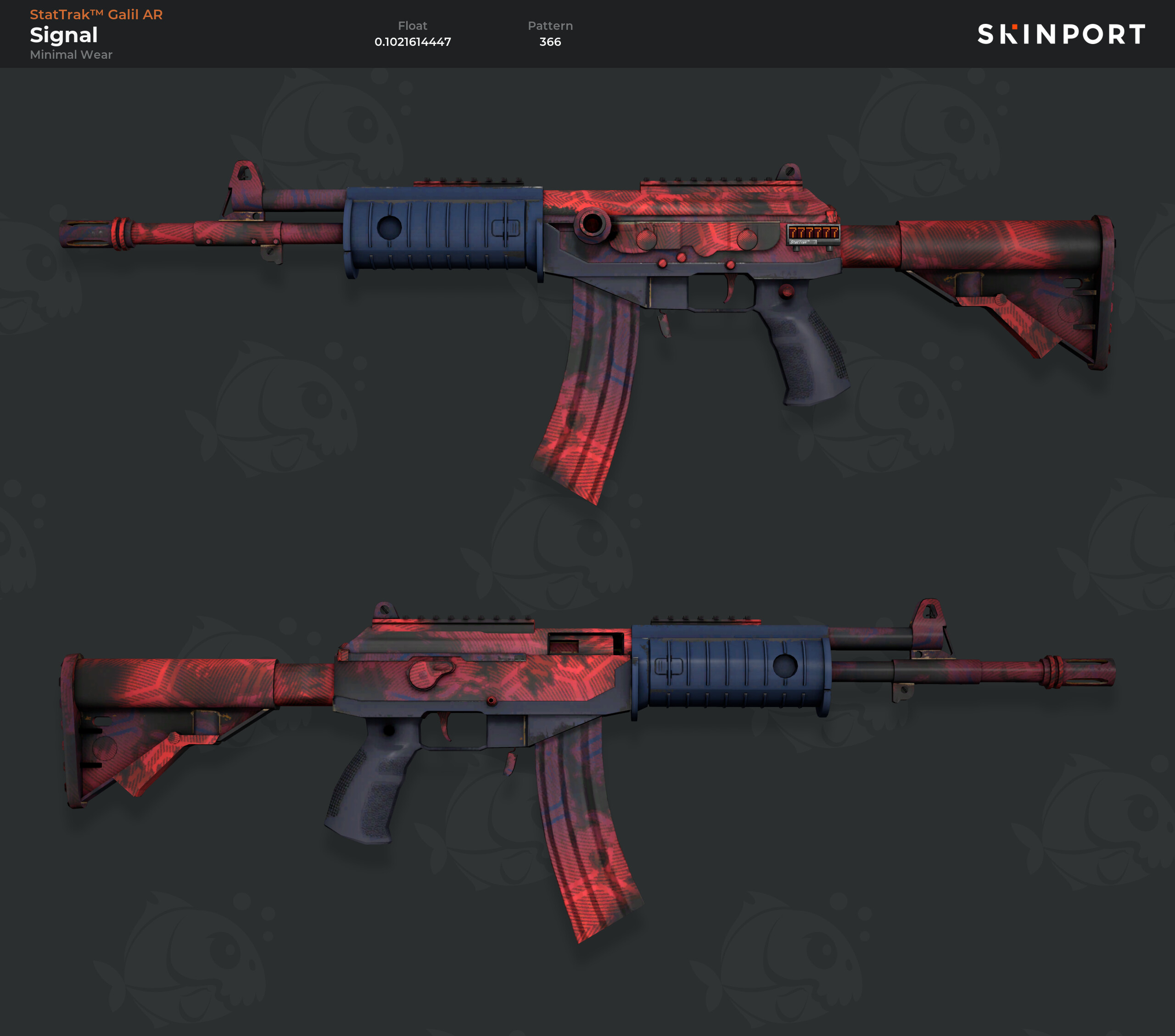 Stattrak™ Galil Ar  Signal (Minimal Wear) - Cs:go - Skinport concernant Galil Ar Signal Price 