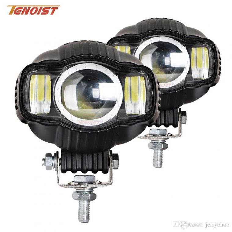 Super Bright 3 Inch 20W Red Blue Halo Led Work Head Light destiné Ironwall Led Headlights Review