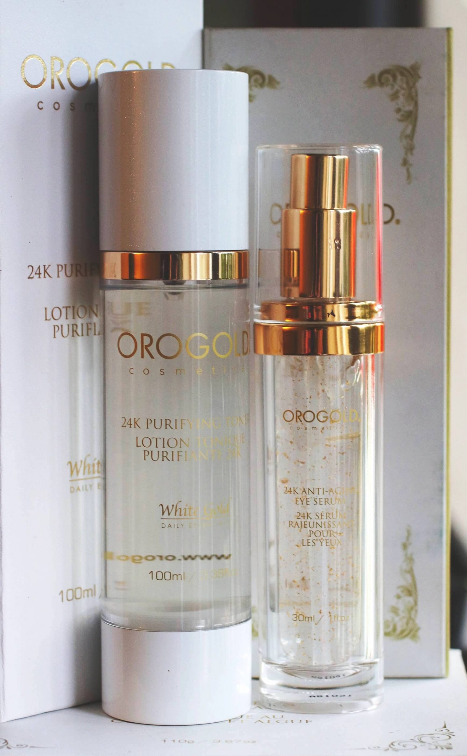 There Are Real Gold Flakes In Orogold'S White Gold dedans Orogold Serum