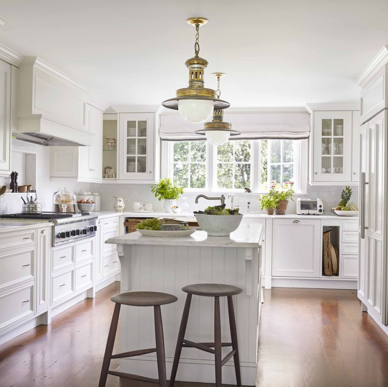These 43 Beautiful White Kitchens Are Loaded With encequiconcerne Kitchen Dresser Shabby Chic