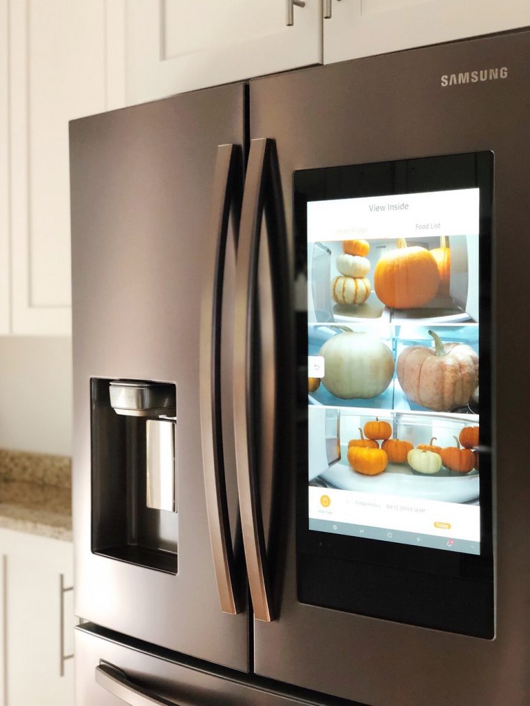 This Samsung Family Hub Smart Fridge Is Insanely Beautiful! encequiconcerne Fridge Samsung