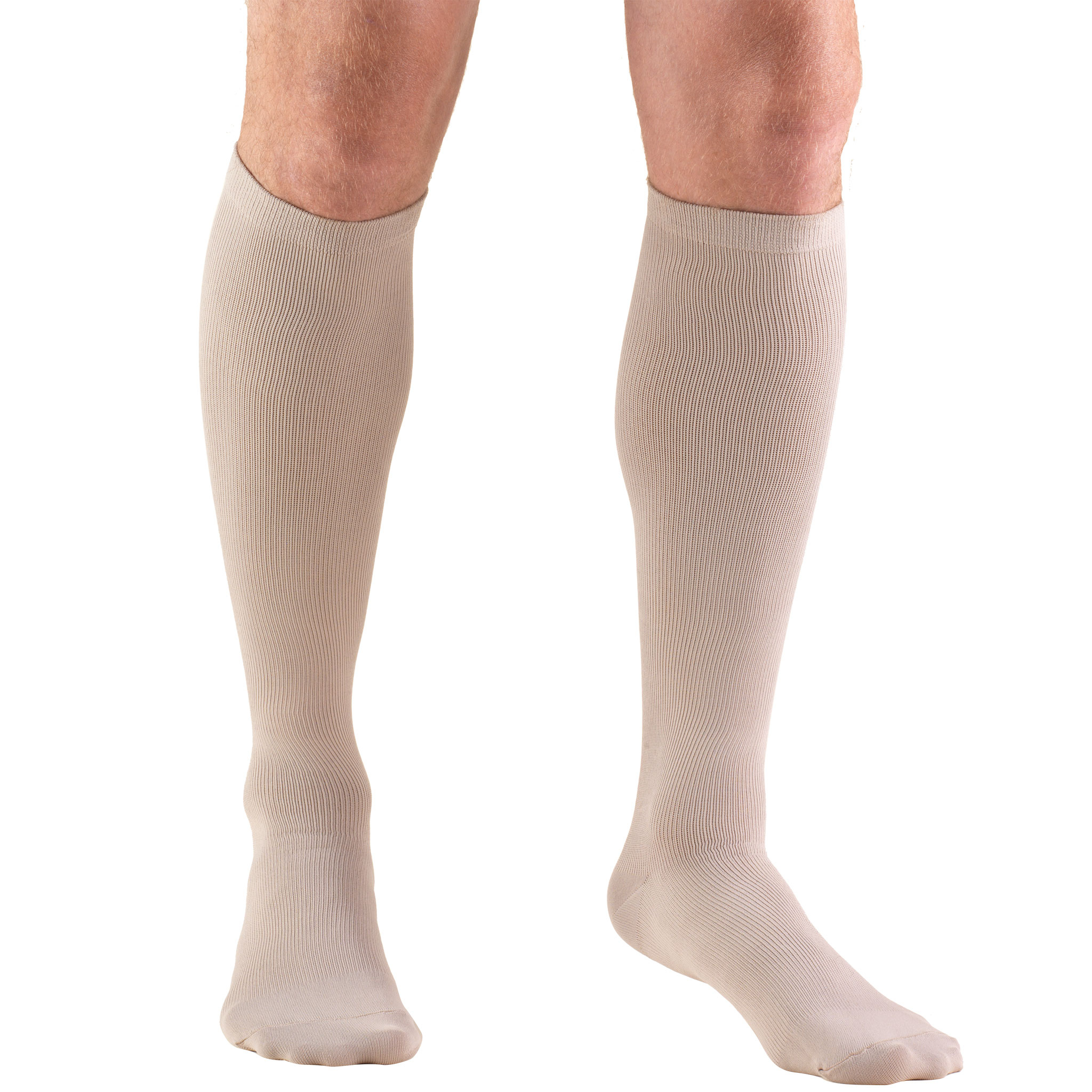 Truform Knee High Dress Socks: 15 - 20 Mmhg, Tan, X-Large pour Compression Socks Walmart 