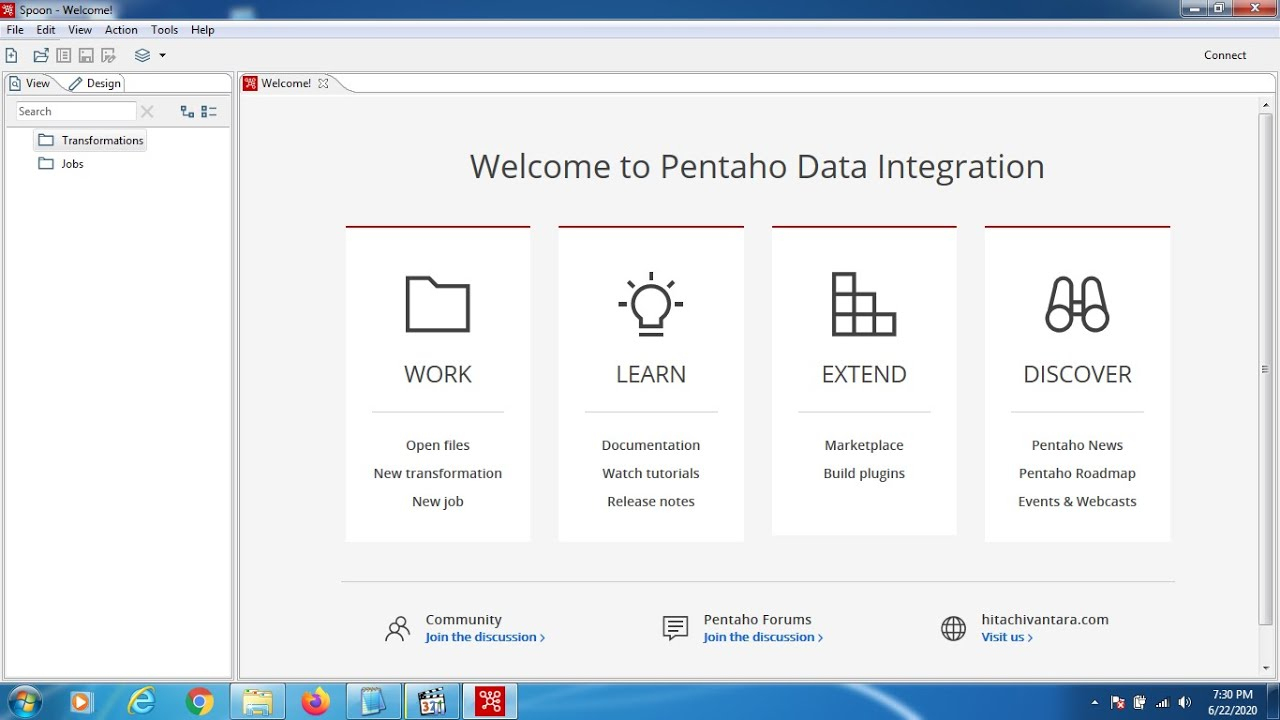 Tutorial Install Pentaho Data Integration Community concernant Pentaho Kettle Repository