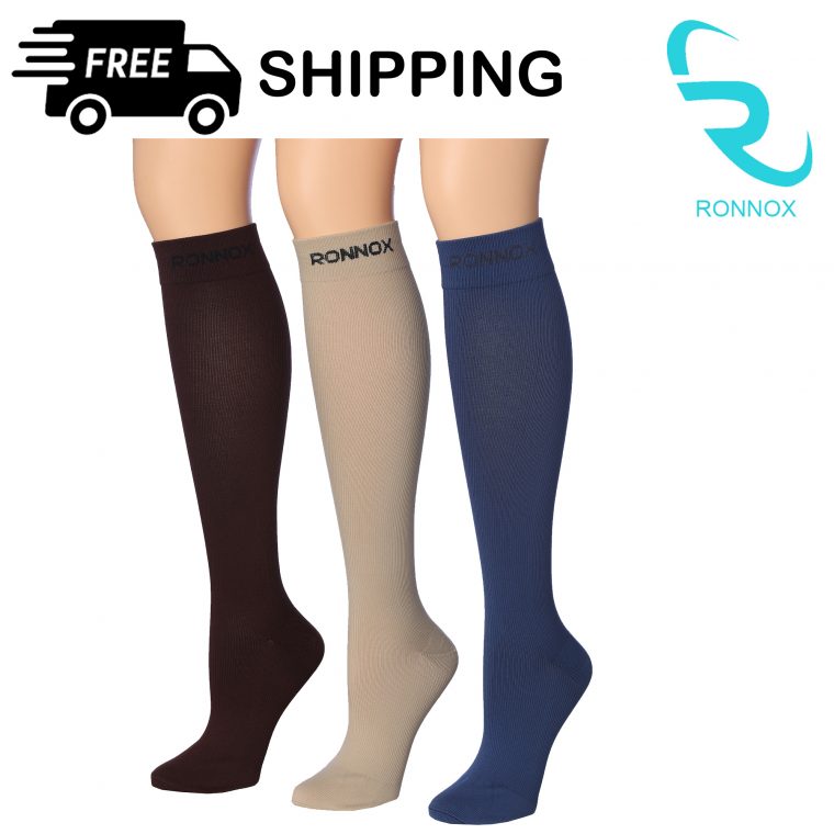 Uni 3 Pack Ronnox Trouser Graduated Compression Socks tout Compression Stockings Walmart