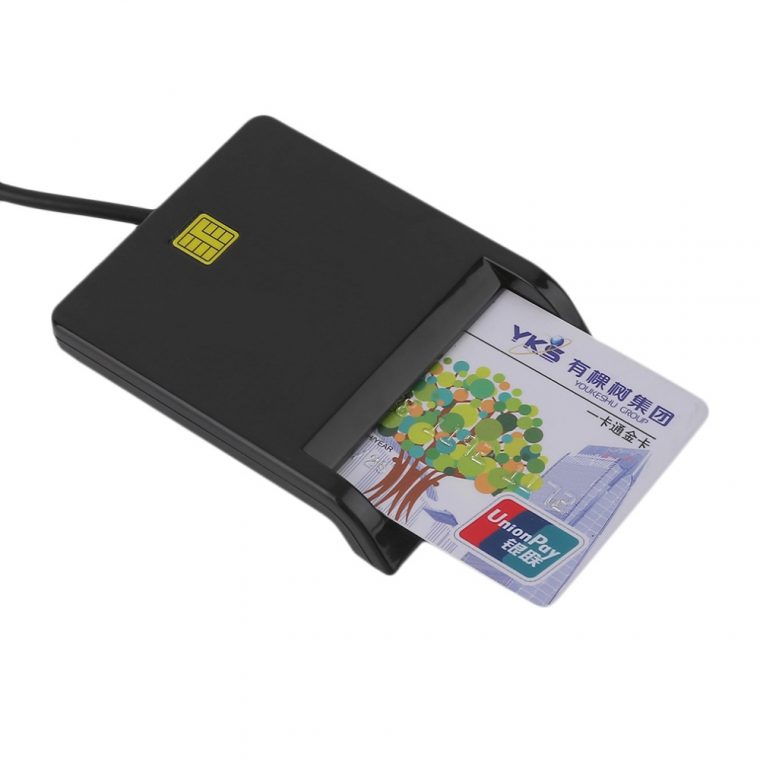 Usb 2.0 Smart Chip Card Reader Flash Multi Memory Card avec Digi Card Reader For Drivers