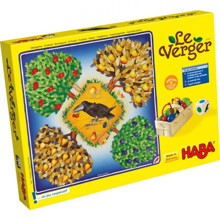 Verger – Haba – Jeux Coopératifs – A Partir De 2-3 Ans pour Jeux De Societe A Partir De 4 Ans