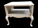 Vintage -French Provincial Side Table  Shabby Chic Table concernant White French Country End Tables