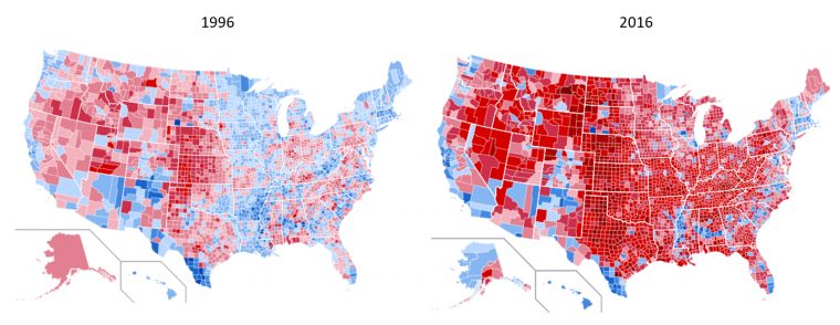 Visualizing Political Polarization In The U.s. With Shiny dedans Uselectionatlas