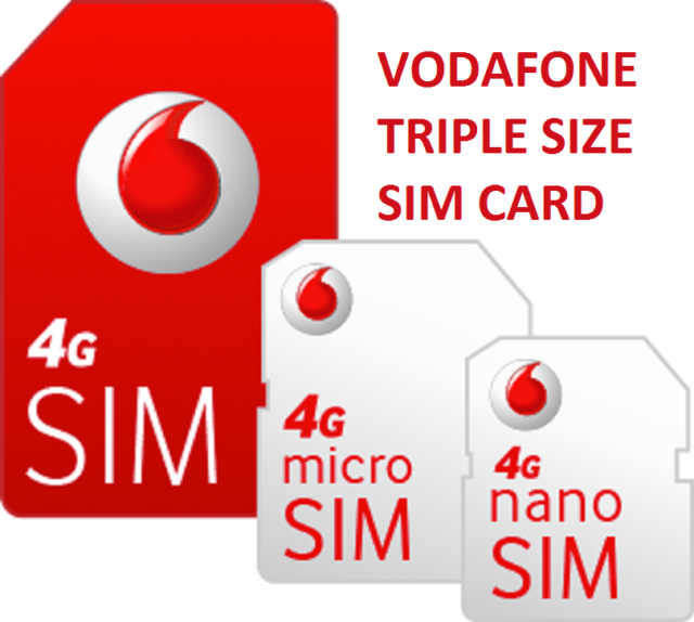 Vodafone Micro Sim Card Pay As You Go For Sale Online  Ebay pour Pay At Vodafone Carrier Services 