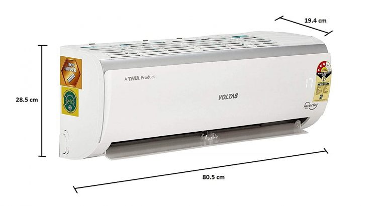 Voltas 1 Ton 3 Star Inverter Split Ac (Copper 123Vcztt tout Voltas Split Ac