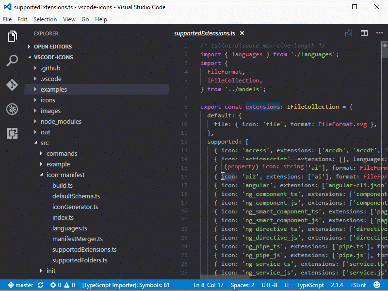 Vscode-Icons - Visual Studio Marketplace dedans Vscode:extension/Tabnine.tabnine-Vscode 