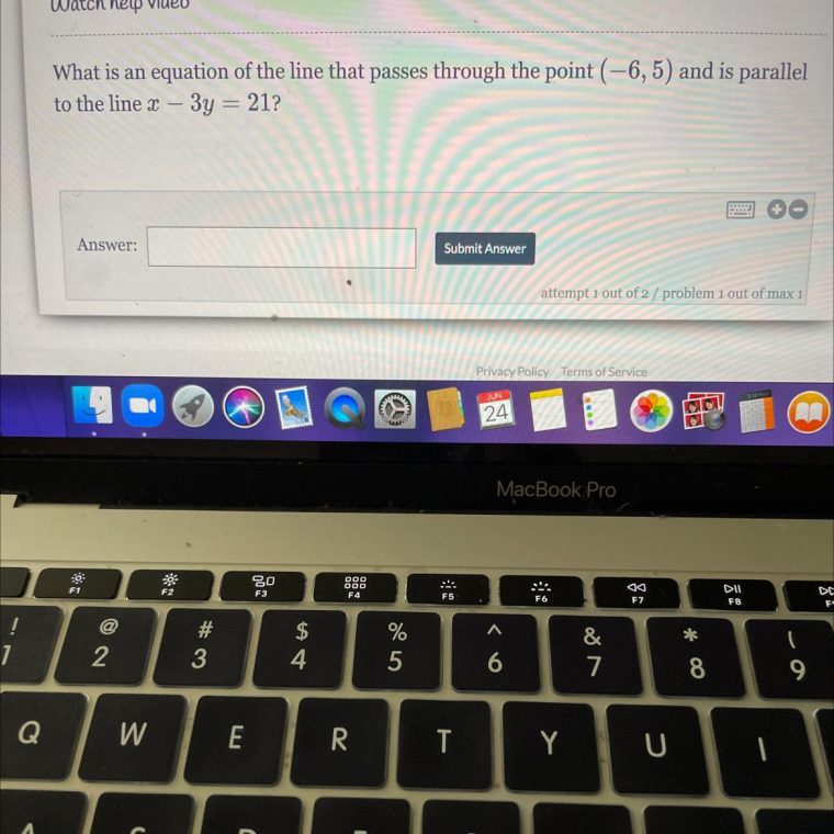 What Is An Equation Of The Line That Passes Through The pour And B Is The &quot;&quot;Y-Intercept&quot;&quot; Or The Place Where The Line Intercepts (Cro The