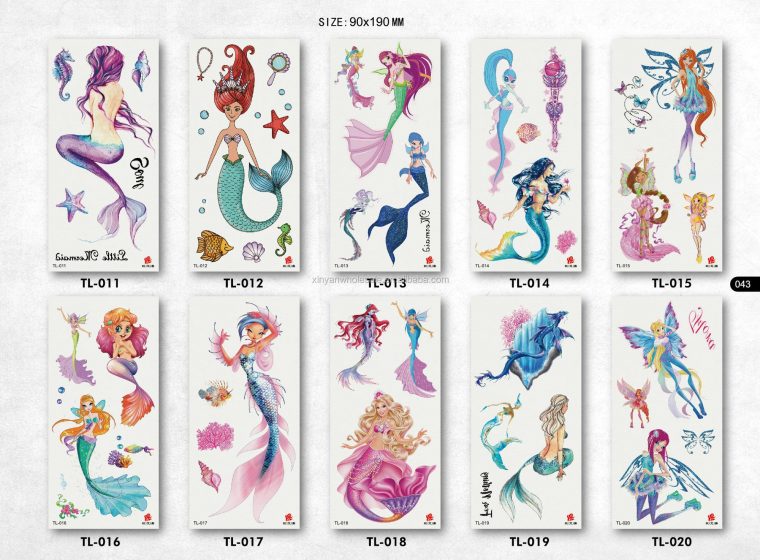 Wholesale Fashion New Tattoo Sticker Lovely Animal Metal à Wholesale Fresh Wind Tattoo Stickers