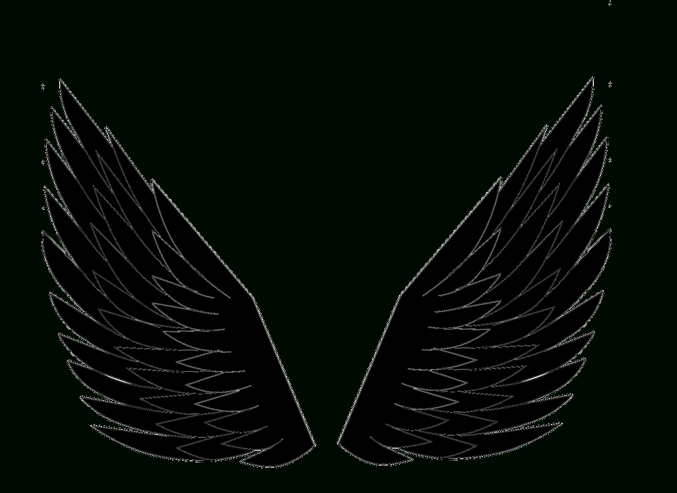 Wings Black · Free Image On Pixabay concernant Wings Png