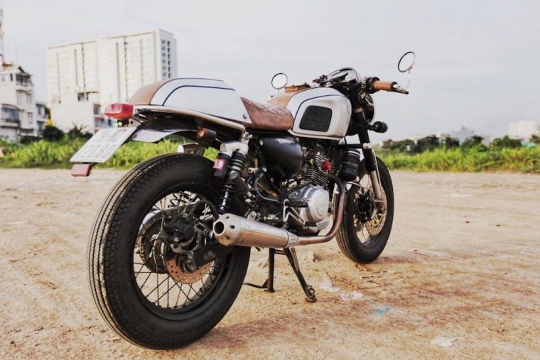 Xe Côn Tay Giá Rẻ Yamaha Yb125 Độ Cafe Racer Tại Việt Nam concernant Yamaha Yb125