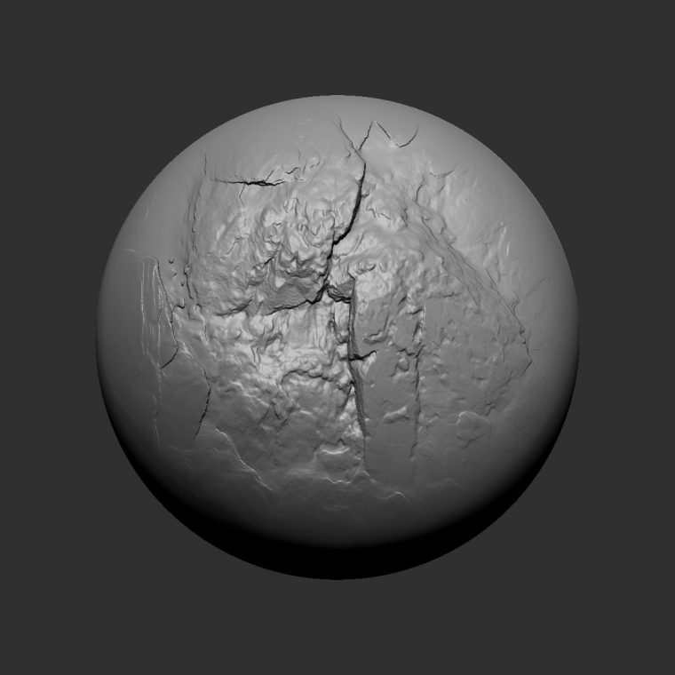 Zbrush Cliffrock Alphas & Tileable Textures 2 (8K pour Zbrush Rock Texture