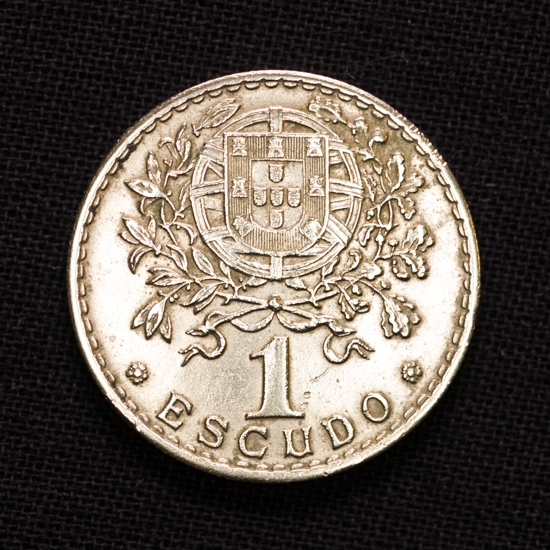 1 Escudo 1966 Portugal avec Symbole Escudo Porruguais