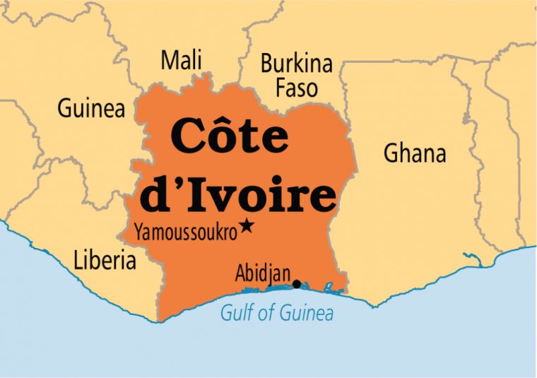 10 Most Beautiful Maps Of African Countries encequiconcerne Cote D&#039;Ivoire Dã©Partements