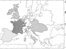 1715 Europe - Histographie à Carte Vierge De L&amp;#039;Europe