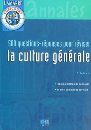 500 Questions-Réponses Pour Réviser La Culture De encequiconcerne Questions Reponses Culture Genereale  Pdf