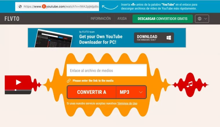 flvto mp3 converter