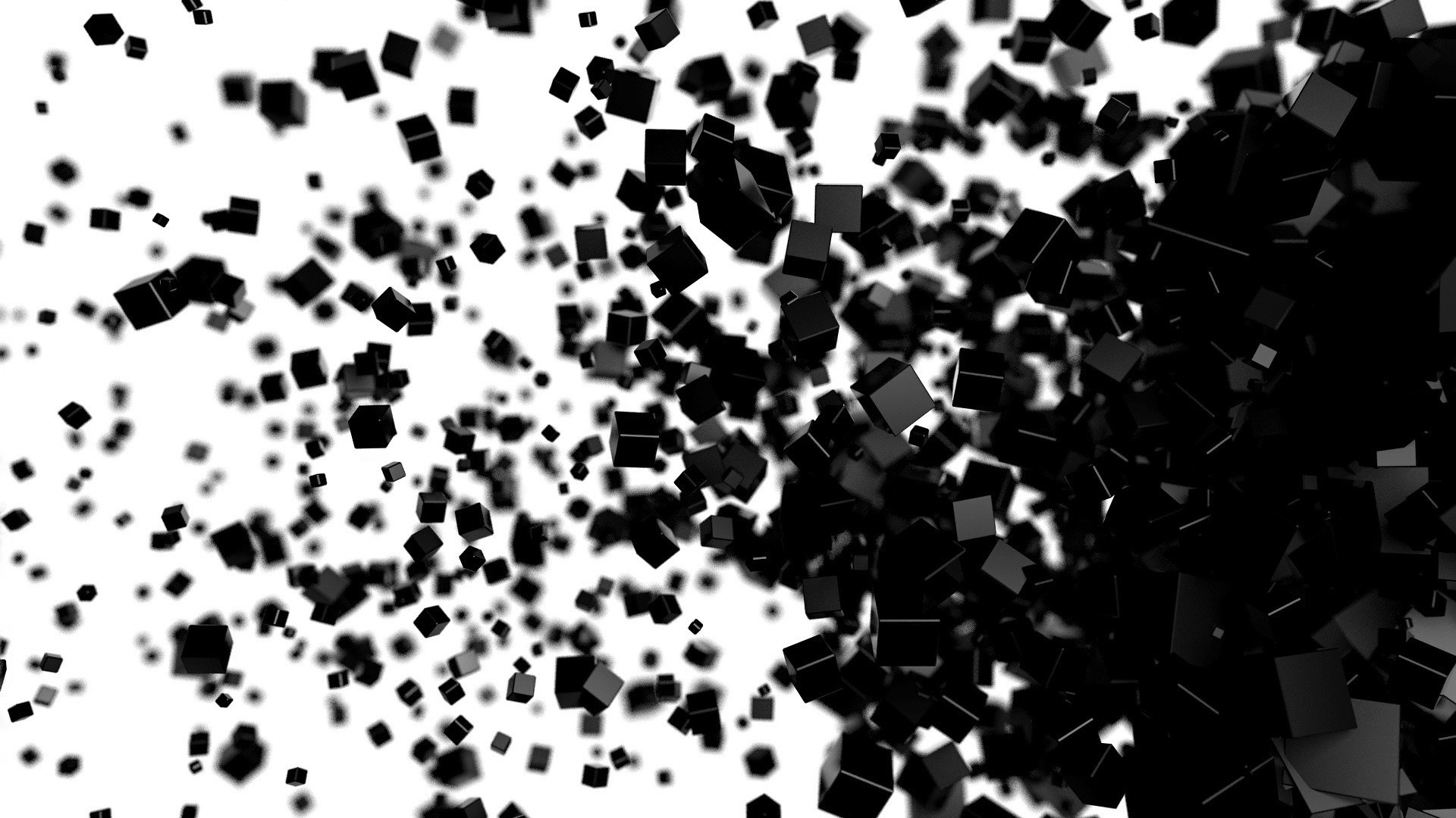 Abstract, Cube Wallpapers Hd  Desktop And Mobile Backgrounds encequiconcerne Schema Cubes Noir Et Blanc 
