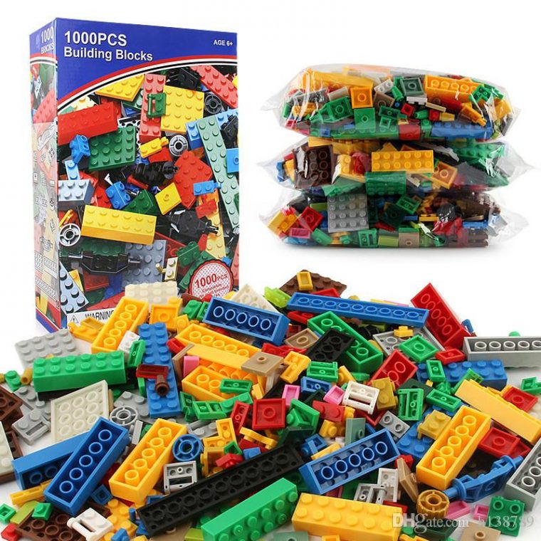 Acheter 1000 Pièces Blocs De Construction Diy Legoings destiné Brique En Plastique Pour Envant