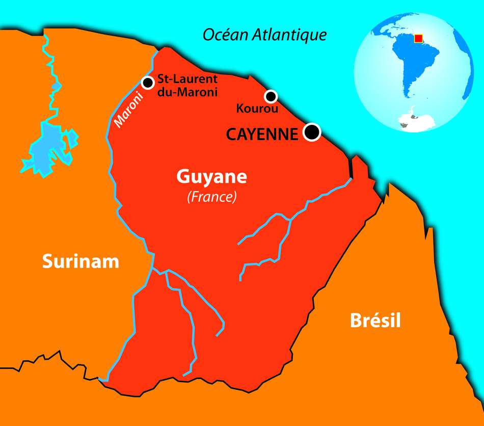Année De L&amp;#039;Outre-Mer : La Marine En Guyane encequiconcerne La Frace D&amp;#039;Outre Mer Carte 