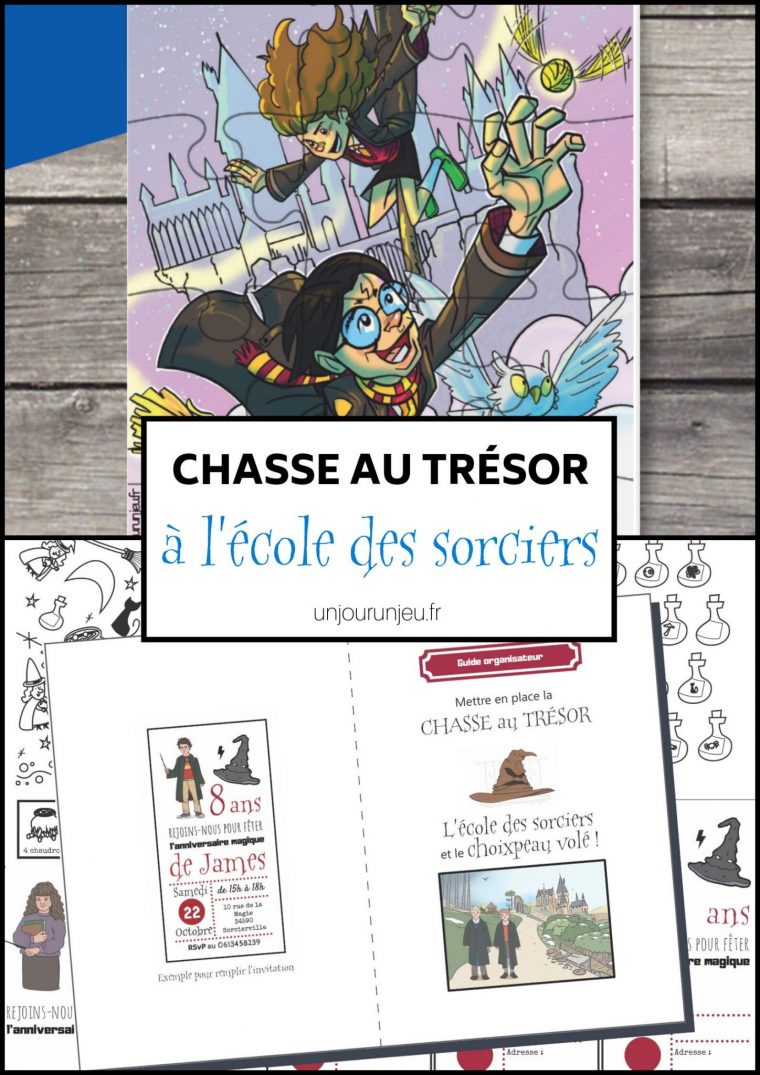 Anniversaire Harry Potter : Chasse Au Trésor Pour Petits intérieur Chasse Au Tresor A Imprimer Pdf