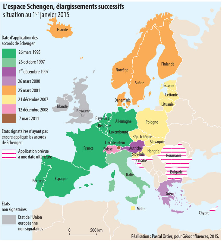 Attentats À Paris : Schengen, Cette Passoire De L&amp;#039;Europe concernant Liste Des Etats De L&amp;amp;#039;Nunion Europã©Enne 