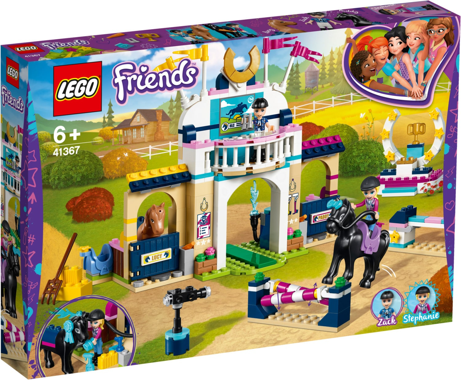 Boîte De Lego Friends - Le Parcours D&amp;#039;Obstacles De serapportantà Obstacle Jeu Vidã©O  Artoon 