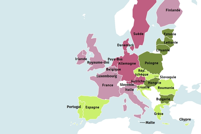 Budget Européen : Pays Contributeurs Et Pays Bénéficiaires serapportantà Pays Et Capitales Membre Du Parlement Europeen 