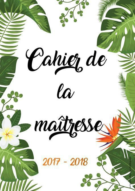 Cahier De La Maitresse 2017  Cahier De La Maitressedu à Les Partages De Maitresse Sandrine Picot