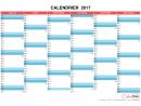 Calendrier Semestriel - Année 2017 Planning Semestriel avec Calendrier 2017 A Imprimer