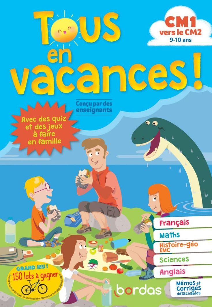 Carnet De Vacances À Imprimer Tous En Vacances ! Du Cm1 Au avec Tous Les Cahiers De Vacances Moyenne Section 