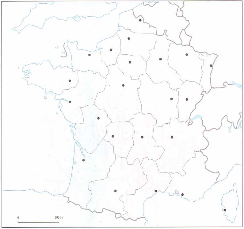 Carte De France Bac  My Blog encequiconcerne Fond De Carte Rã©Gions France Eduscol 