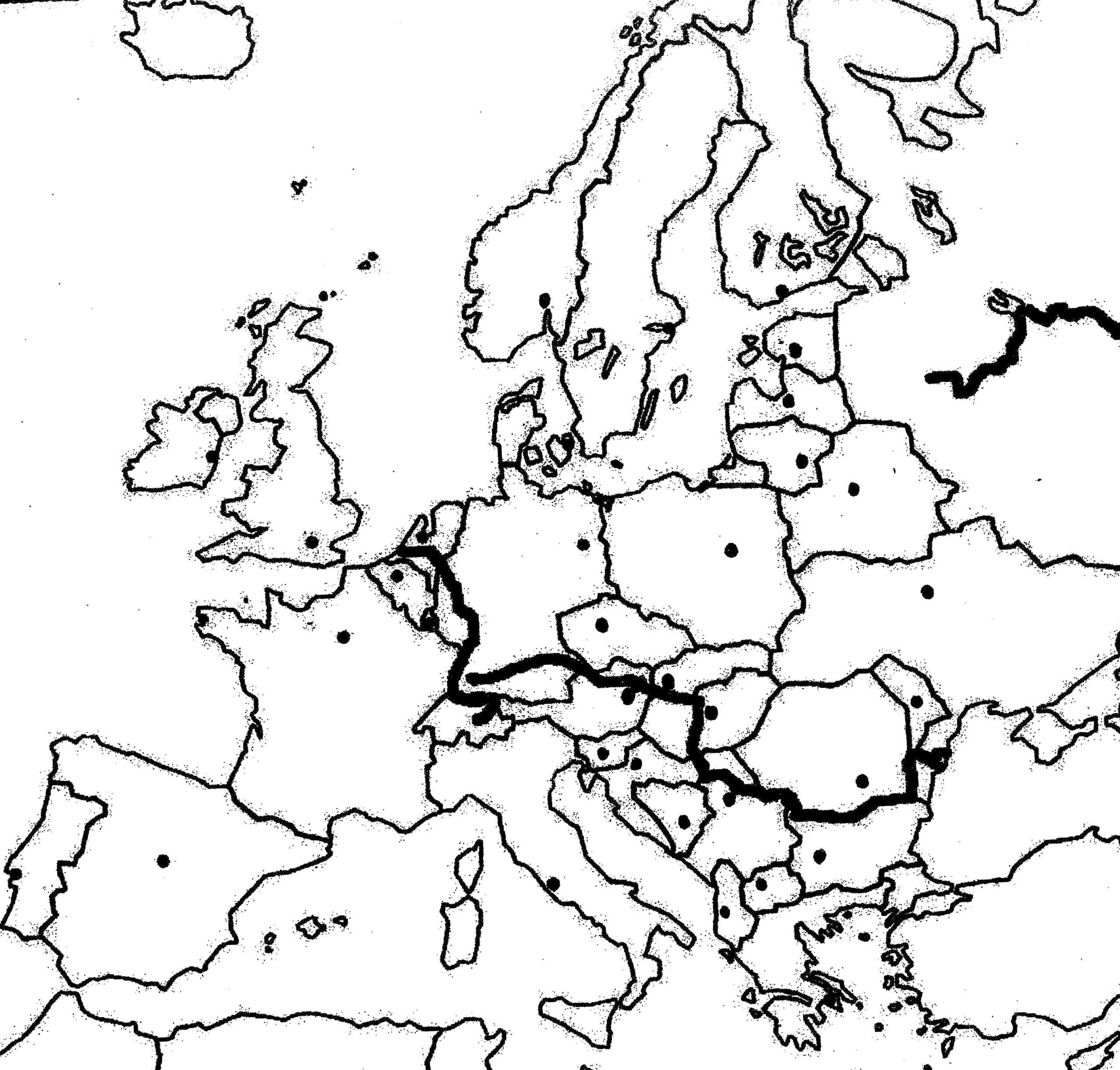 Carte De L Europe Vierge À Imprimer - Primanyc destiné Fond De Carte Europe Vierge 