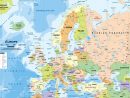 Carte De L'Europe - Cartes Reliefs, Villes, Pays, Euro, Ue à Carte Vierge Europe