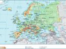 Carte De L'Europe - Cartes Reliefs, Villes, Pays, Euro, Ue avec Carte Vierge De L&amp;#039;Europe