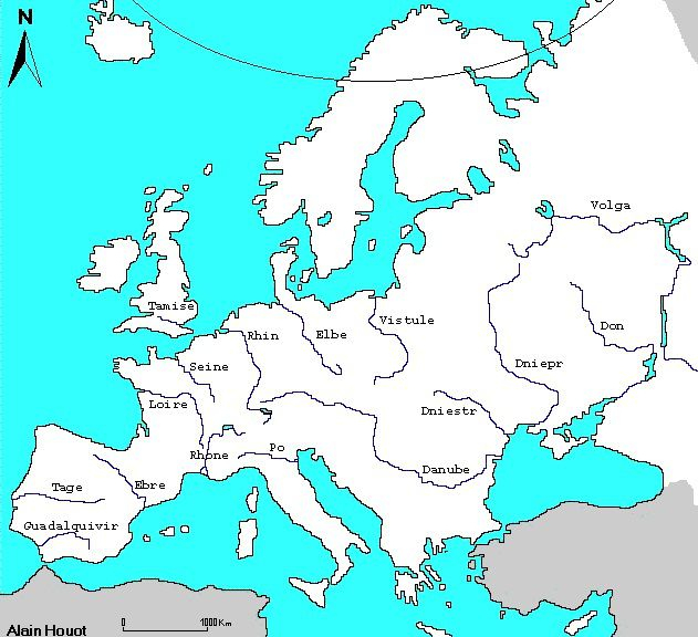 Carte De L&amp;#039;Europe - Cartes Reliefs, Villes, Pays, Euro, Ue tout Carte De L&amp;#039;Europe Vierge 