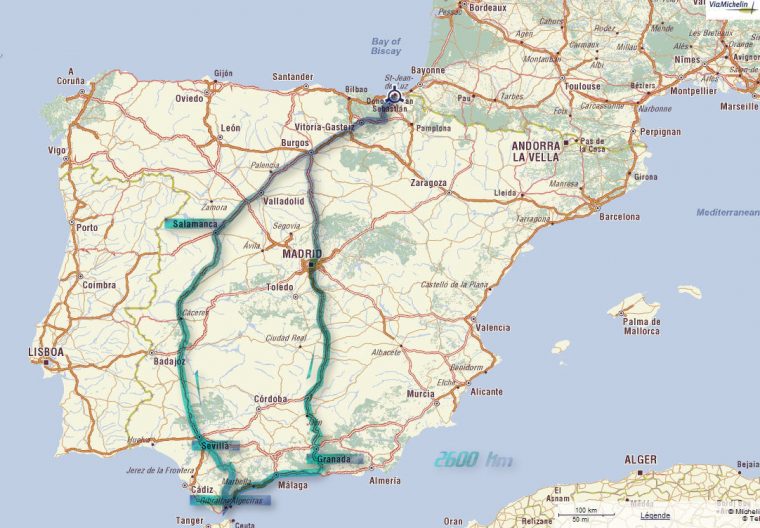 Carte Espagne Autoroute – 1Jour1Col concernant Espagne Carte Viergz