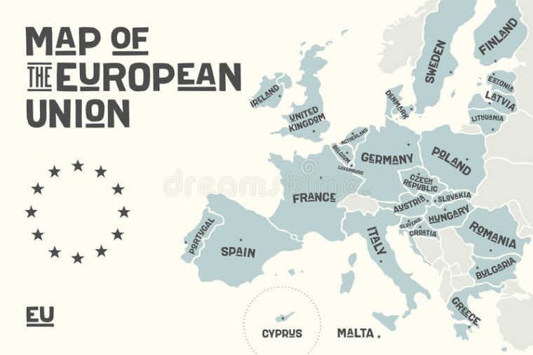 Carte Europe: Carte De Lunion Europeenne Sans Le Nom Des Pays à Map D&#039;Europe Sans Les Nom Des Pay